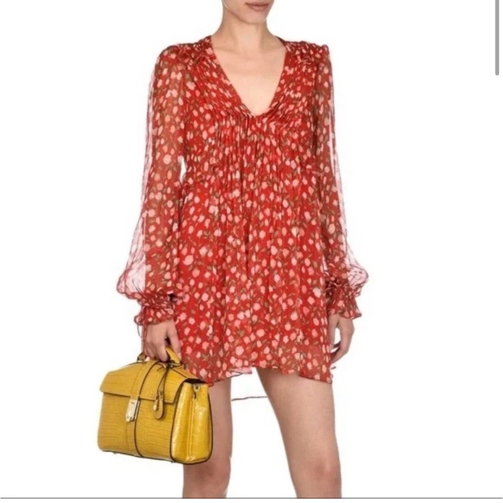 Pre-loved excellent condition. The Kooples Rod Rosa Floral Print Mini Dress